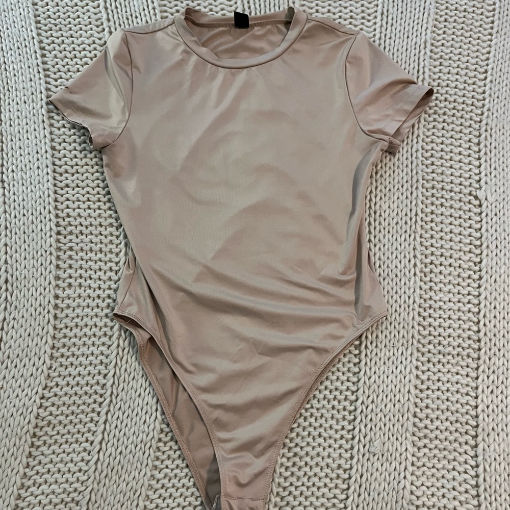 SHEIN Tan Bodysuit